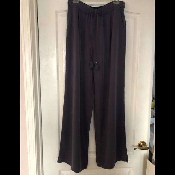 Paige Solynne Tie Waist Pant Color: Periscope - Picture 2 of 16